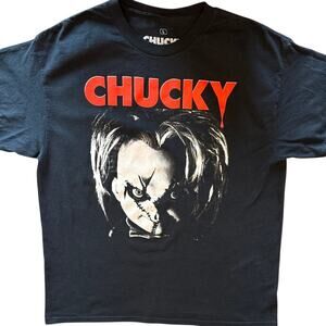 Chucky T-Shirt Mens Large Childs Play Franchise Black